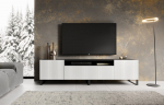 Tv-kapp ADRK Furniture Noemi, valge/must