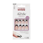 Kunstk&uuml;&uuml;ned Kiss Salon Akr&uuml;&uuml;l French Flame, 28 tk.