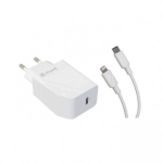MUVIT MUUTUSE PAKETT SEKTORILAADIMINE PD 20W + USB C/LIGHTNING KAABEL