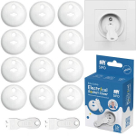 Pistikupesa kaitsmed Sipo, valge, 12 tk.