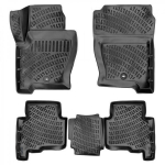 Auto kummimatid mustad 3d land rover range rover sport i (2005-2013) rizline