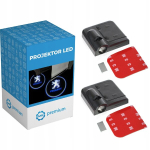 2 Led-Projektori Komplekt Koos Logoga, ME Premium, Peugeot 106 107 205 206 207 208 301 305 306 307 308 309 405 406 407 505 508 605 607 806 807 1007 2008 3008 5008 5008 J5