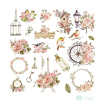 Dekoratsioonielemendid DallPrint, erinevad v&auml;rvid, 44 tk