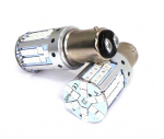 P21/5W LED-pirn BAY15D 12-24V canbus, oranž punane, kaks v&auml;rvi USA 2000lm, 1 tk.