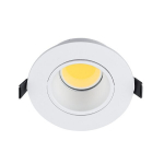led plastikust &uuml;mmargune kohtvalgusti cob 7w 2700-3000k valge