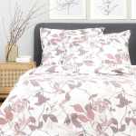 Voodipesu | ROSA | mikrokiust roosa lehed | 200x220 cm | 825526