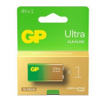 Patareid GP Ultra Alkaline 9V LR22 1 tk