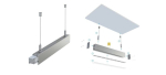 Alumiiniumprofiili rihmad - komplektne - juhtiv - 1250mm