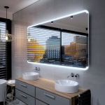 Peegel LED-valgustusega Vannituppa, Magamistuppa, Elutuppa - Assen - 180 cm, 70 cm, LED Veidrodis Modelis - Assen 180 cm x 70 cm