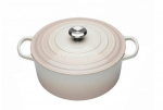 Le Creuset Signature Roaster round 22cm Meringue creme (21177227164430)