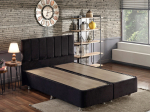 Voodi Asir Ela Double 140 x 190 cm, must