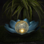 SUNARI p&auml;ikeselamp LED FLS-70 Lotus Flower Blue 3000K 600mAh Ni-MH Forever Light