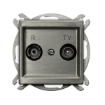 Ospel Sonata terasest inox - RTV pistikupesa GPA-10RMP/m/37, stal inox
