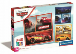 Pusle SuperKolor Cars (Zaibas Makvynas) Clementoni, 3x48 tk
