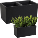 Lillekast Karo Lamela 800x400x400, must LA936-04