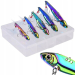 KIT 5x METAL WOBBER LURE SANDWICH 5-20g BOX