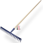 Karastatud metallist reha 16 hambaga k&auml;epidemega