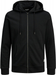 Meeste dressipluus JJEBASIC SWEAT ZIP 12182493 Must