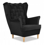 Carol Skandinaavia tugitool must s&uuml;gavus, must uudsus