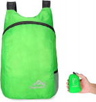 Bloook kokkupandav matkaseljakott, roheline