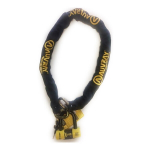 Chain with Padlock Auvray 140 LASSO Kollane/Must