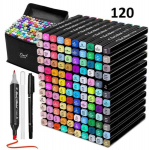 M120 Kahepoolsed markerid, markerid, viltpliiatsid joonistamiseks 120 tk.