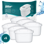 Sillar veefilter Aquaphor Brita Dafi asendusfilter, 6 tk