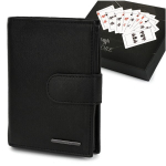 Meeste must nahast rahakott Classic Rfid Baltimore P96