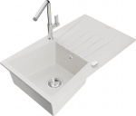 Graniidist k&ouml;&ouml;givalamu Mexen Cesar koos segisti ja sifooniga, valge/h&otilde;bedane