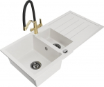 Graniidist k&ouml;&ouml;givalamu Mexen Andres koos segisti ja sifooniga, White/Black/Gold