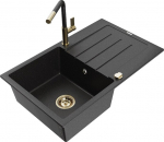 Graniidist k&ouml;&ouml;givalamu Mexen Bruno koos segisti ja sifooniga, Metallic black/silver/black/gold