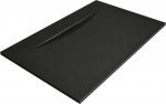 Mexen Egon ristk&uuml;likukujuline SMC du&scaron;inurk 150 x 80 cm, must - 4R708015