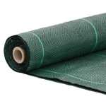 vidaXL Umbrohuvastane agrotekstiil, roheline, 2x5 m, PP