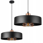 Ripplamp APP1246-1CP Black-Rose kuldne