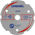 Dremel multifunktsionaalne karbiidiga kaetud l&otilde;ikeketas, 77mm DSM500