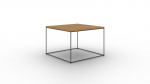 Kohvilaud Furniture Roni, pruun/must