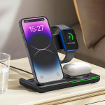 Juhtmeta laadija NewQI Z29 3-in-1, Must