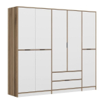 Riidekapp Asir Elina 8167, valge