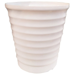 Lillepott plastikust 35x38cm, valge