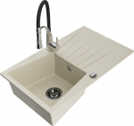 Graniidist k&ouml;&ouml;givalamu Mexen Cesar segisti ja sifooniga, Beige/Black/Chrome