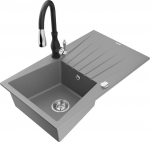 Graniidist k&ouml;&ouml;givalamu Mexen Cesar segisti ja sifooniga, Grey/Black