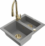 Graniidist k&ouml;&ouml;givalamu Mexen Carlos segisti ja sifooniga, Grey/Gold