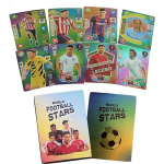 Jalgpallikaardid World Football Stars Rainbow Edition, 10 tk
