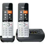 Gigaset telefon COMFORT 500A duo h&otilde;bedane-must