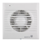 Soler&Palau Decor 100 C vannitoa ventilaator laagrimootoriga