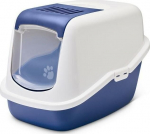 Liivakast kassidele Savic Nestor, 56x39x38,5 cm, sinine/valge