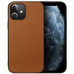 &bdquo;Deluxe Leather&ldquo; kaaned - pruun (iPhone 12 Mini)