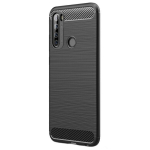 &bdquo;Carbon&ldquo; K&otilde;va silikoon (TPU) kaaned - must (Redmi Note 8T)