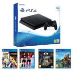 M&auml;ngukonsool PlayStation 4 Slim 500Gb + 4 m&auml;ngud