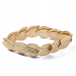 Kangasrihm loorberip&auml;rg kuldsed lehed caesar antiik karneval